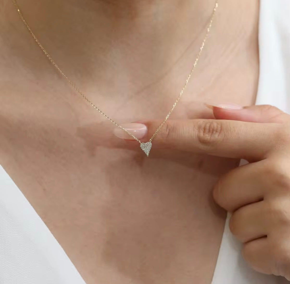 Micro Heart Necklace