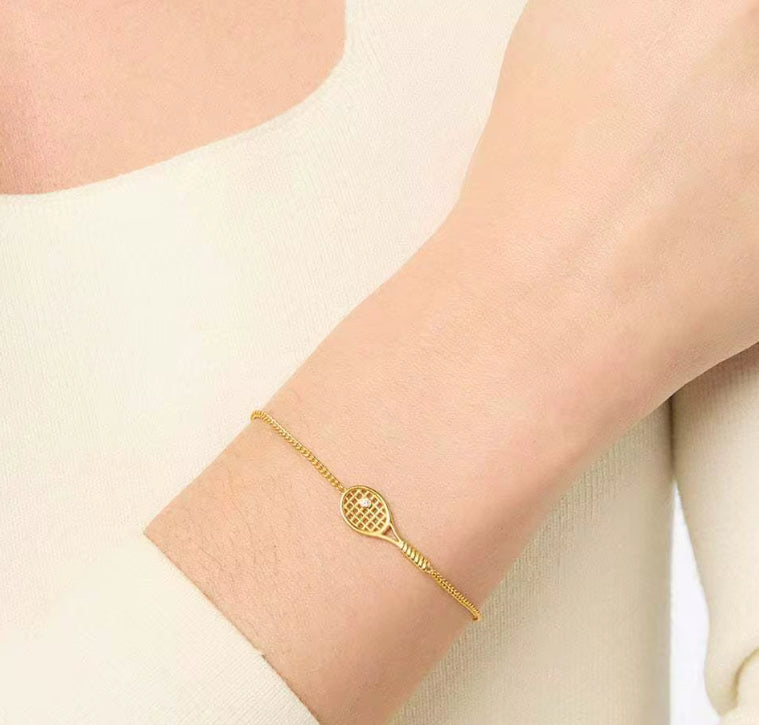 Tennis Racket Bracelet