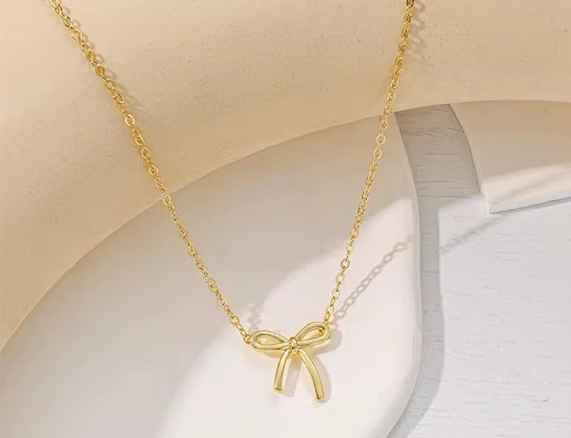 Luxe Bow Necklace