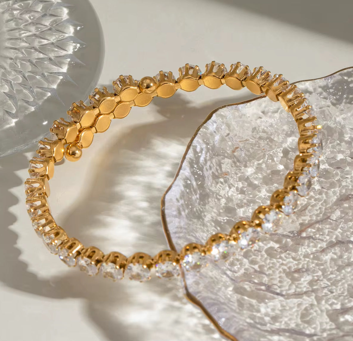 Cuff Tennis Bracelet