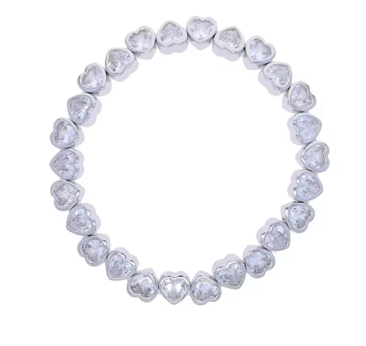Love Locked Tennis Bracelet