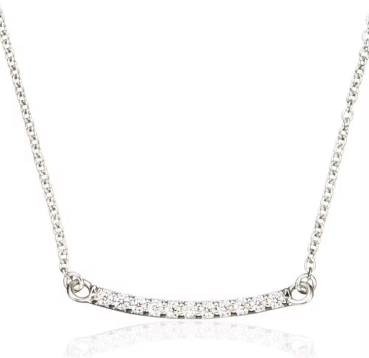Pavé Bar Necklace