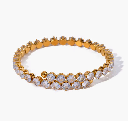 Cuff Tennis Bracelet